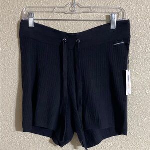 Calvin Klein Women's Black Soft Knit Shorts